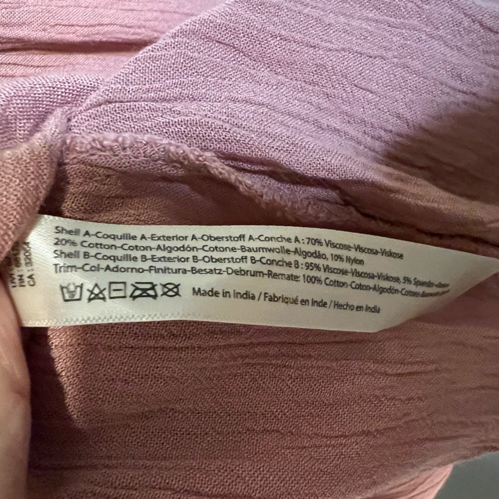 NWT Free People Adella Dress in Rose Size S and M - Picture 8 of 13